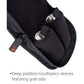 Trombone Mouthpiece Pouch - Nylon With Zipper Closure, 2-Piece (Black)