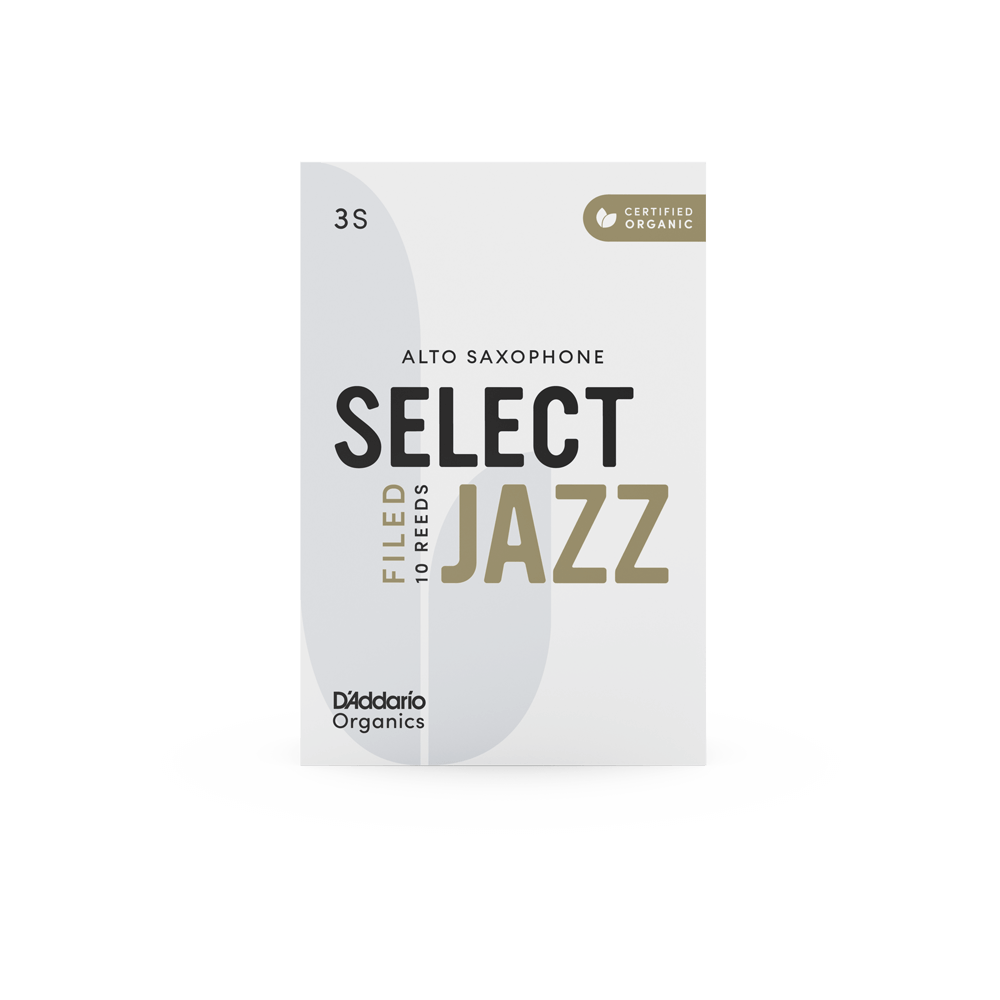 D'Addario - Organic Select Jazz Unfiled Alto Saxophone Reeds