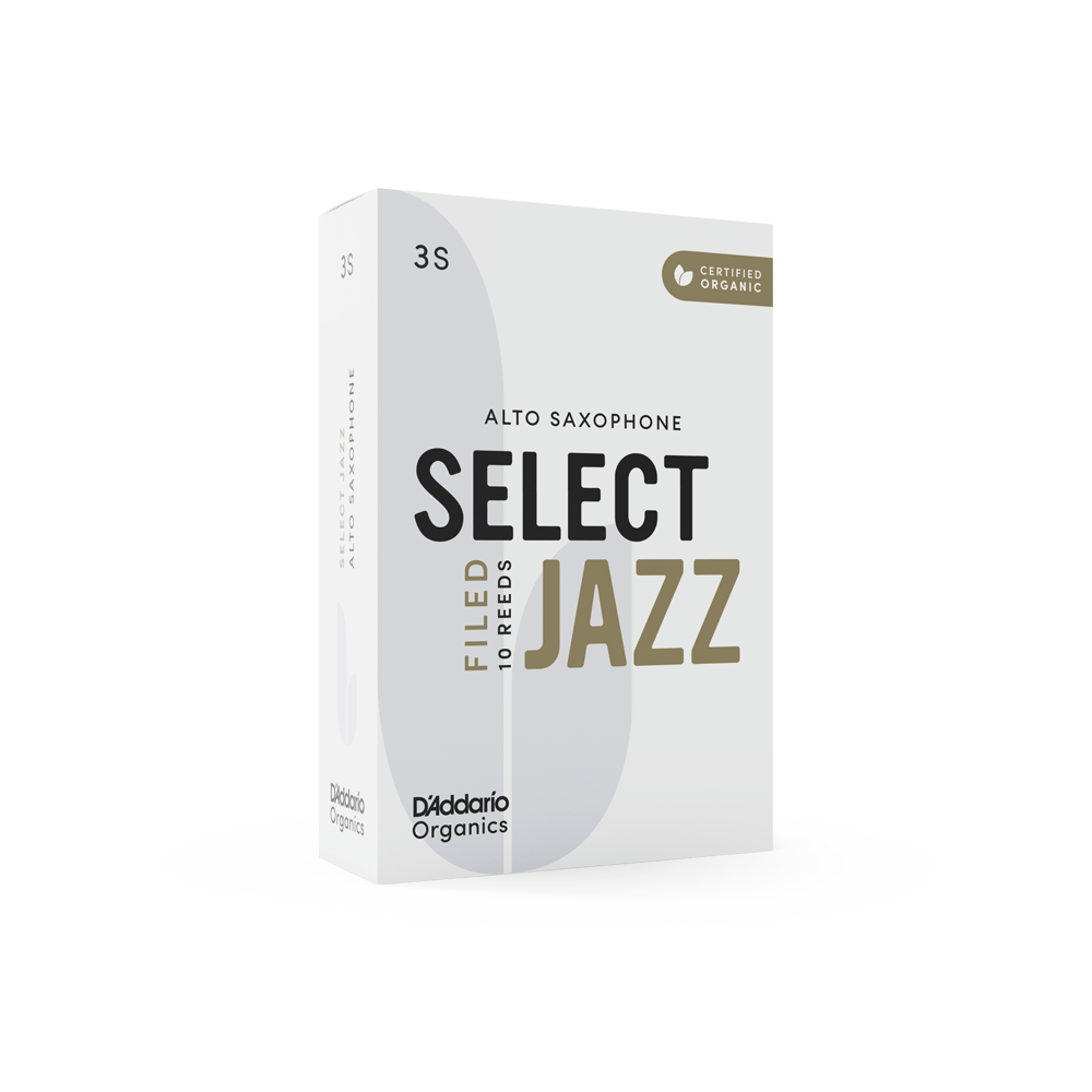 D'Addario - Organic Select Jazz Unfiled Alto Saxophone Reeds