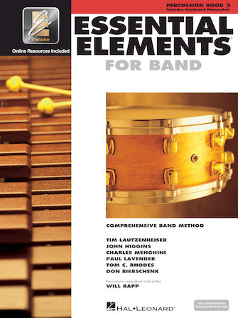 Essential Elements - Percussion Book 2 - Includes Keyboard Percussion