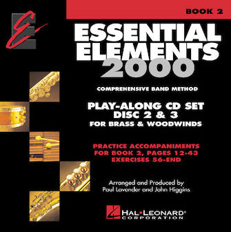 Essential Elements - Play-Along CD Set - Book 2 - Disc 2 & 3 for Brass & Woodwinds