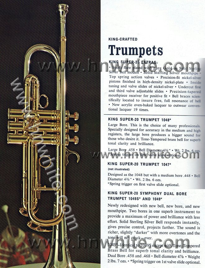 King Super 20 Trumpet –