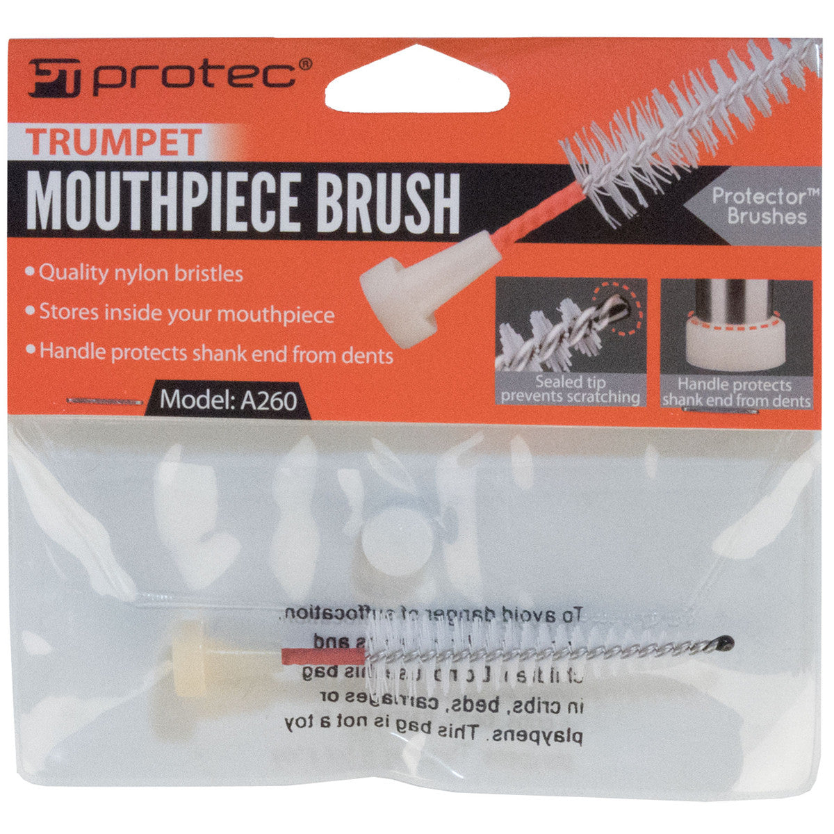 Trumpet Mouthpiece Protector Brush