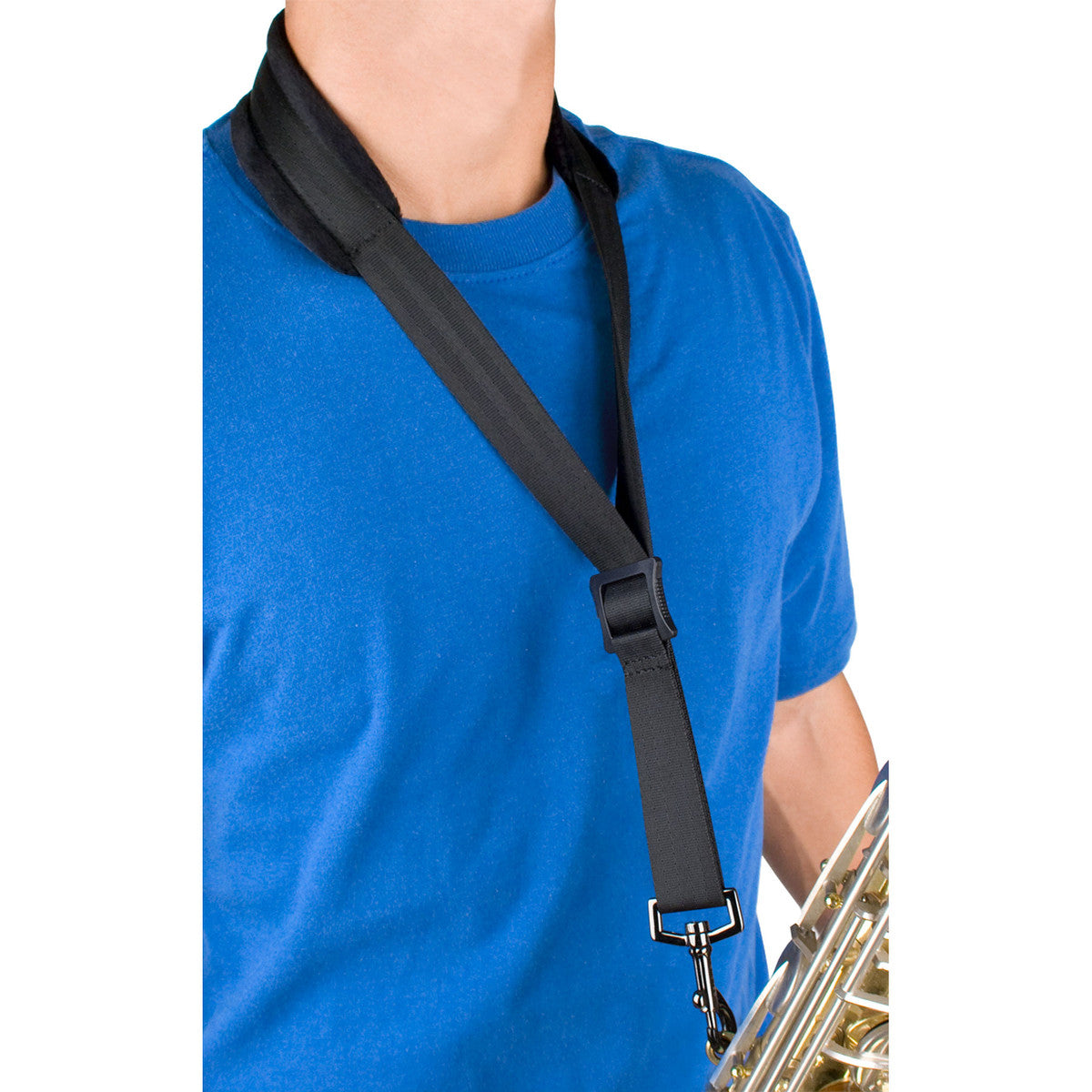 24" Padded Saxophone Neck Strap - Black