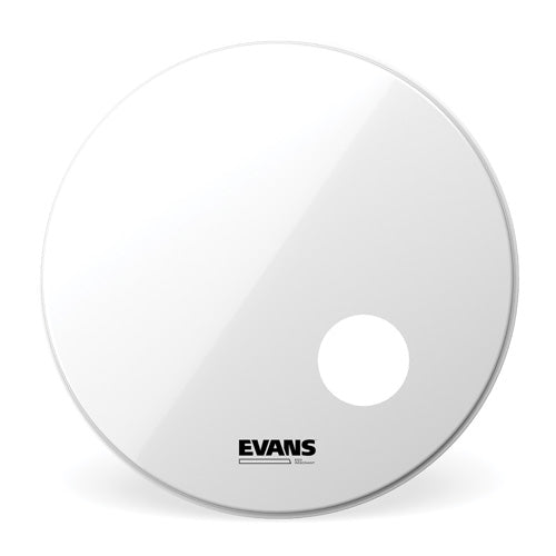 Evans 22" EQ3 Resonant Smooth White Bass Drumhead - BD22RSW