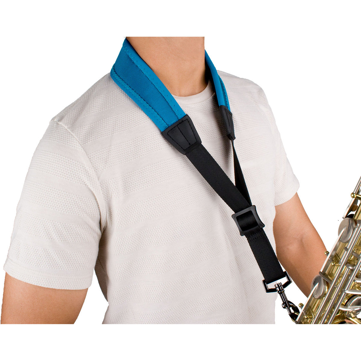 22" Neoprene Less Stress Saxophone Neck Strap
