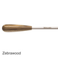 12" (305mm) Zebrawood White Baton