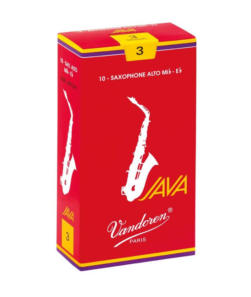 Vandoren - Java "Filed - Red Cut" Alto Saxophone Reeds