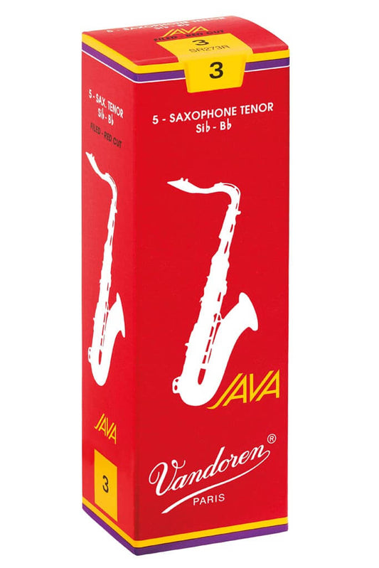 Vandoren - Java "Filed-Red Cut" Tenor Saxophone Reeds