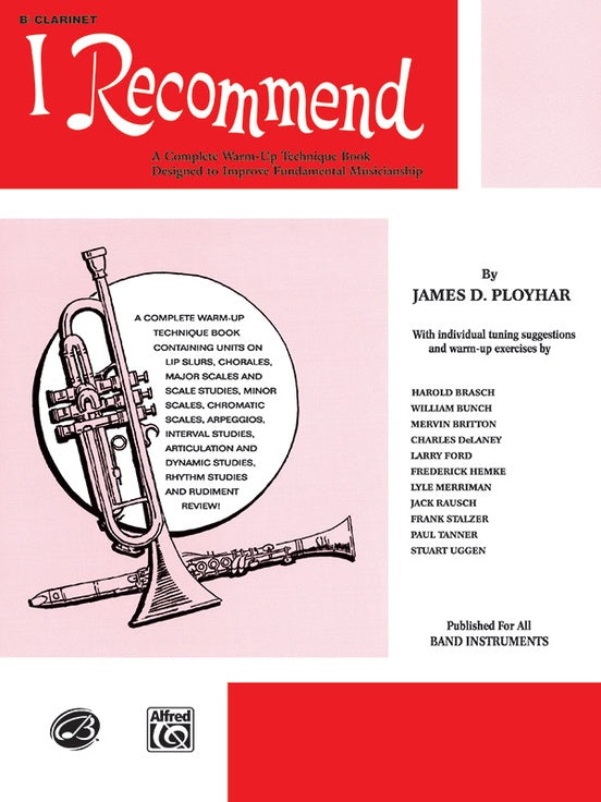 I Recommend - Bb Clarinet
