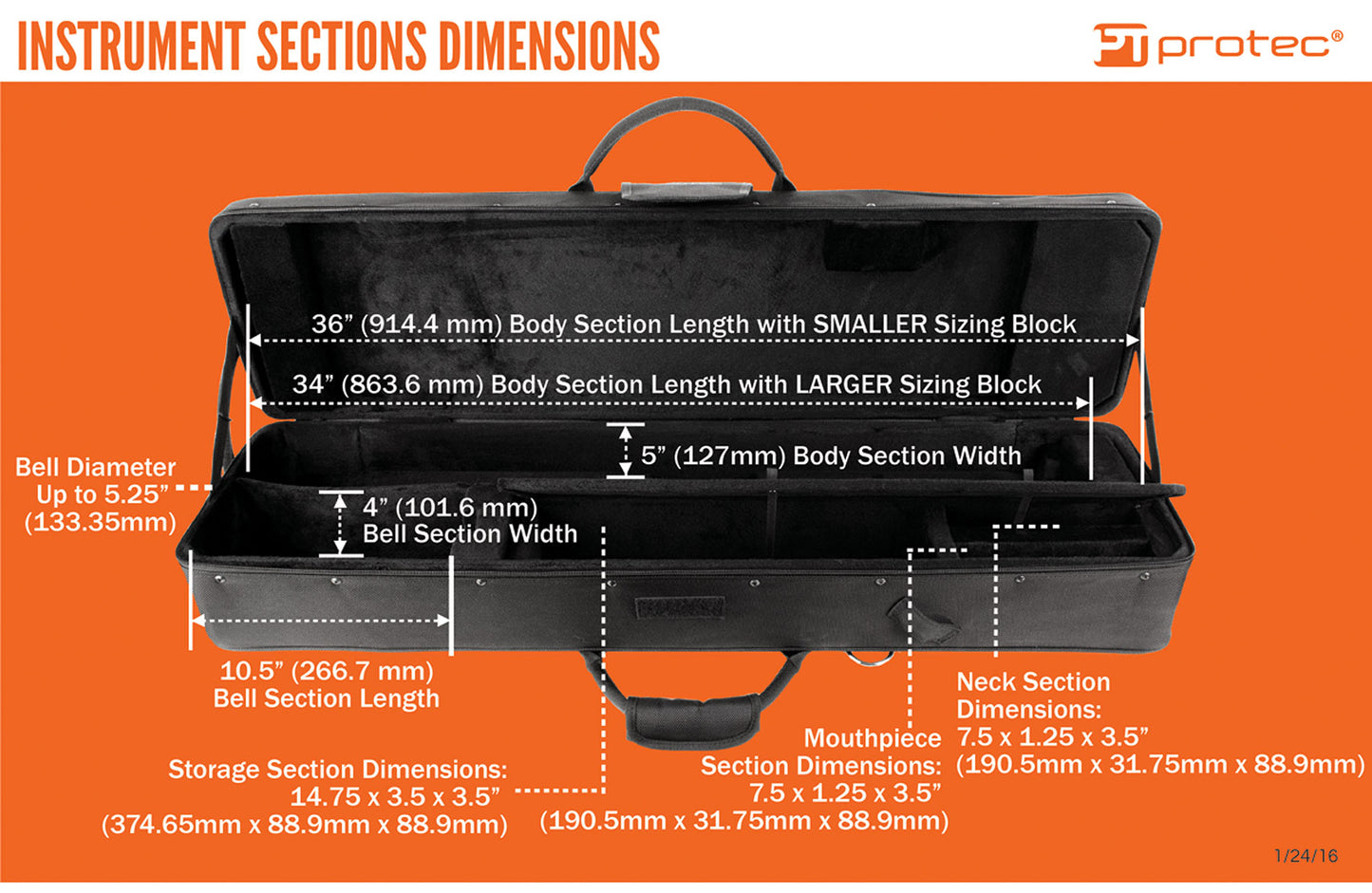 Bass Clarinet Pro Pac Case