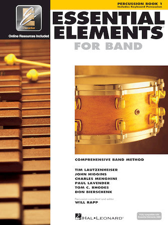 Essential Elements - Percussion Book 1  - Includes Keyboard Percussion