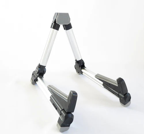 Wingomusic Folding Pro A-Frame Guitar Stand - Silver - SK-50S