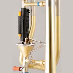 Single Tube Wrap Trombone Pencil Holder - Black